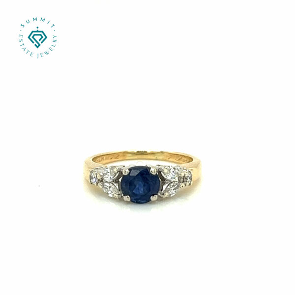 14kt Yellow Gold  Sapphire Ring